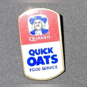 QUAKER QUICK OATS FOOD SERVICE LAPEL PIN